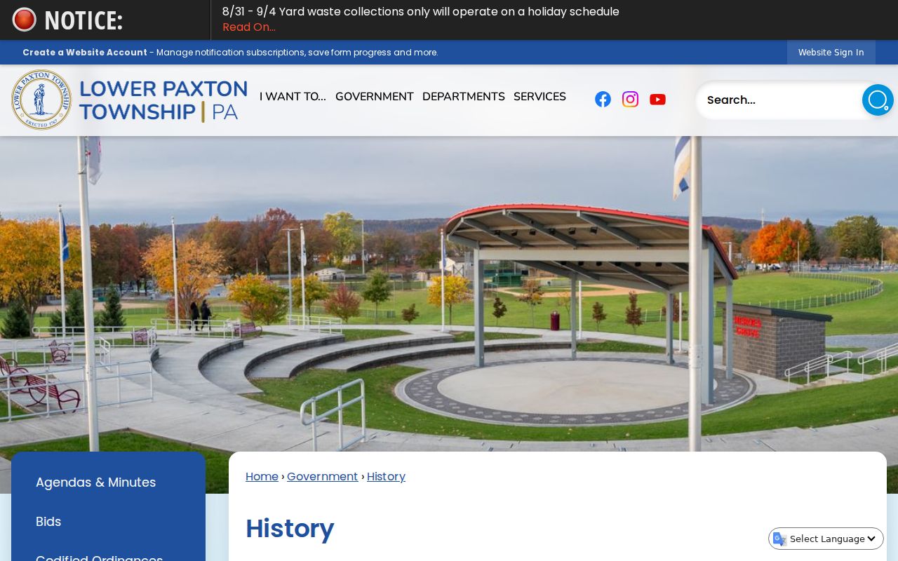 Lower Paxton Township city directory history resource