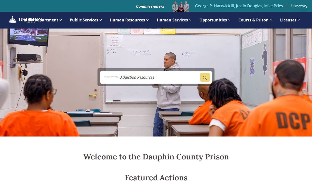Lower Paxton Township neighbors Dauphin County Prison official source