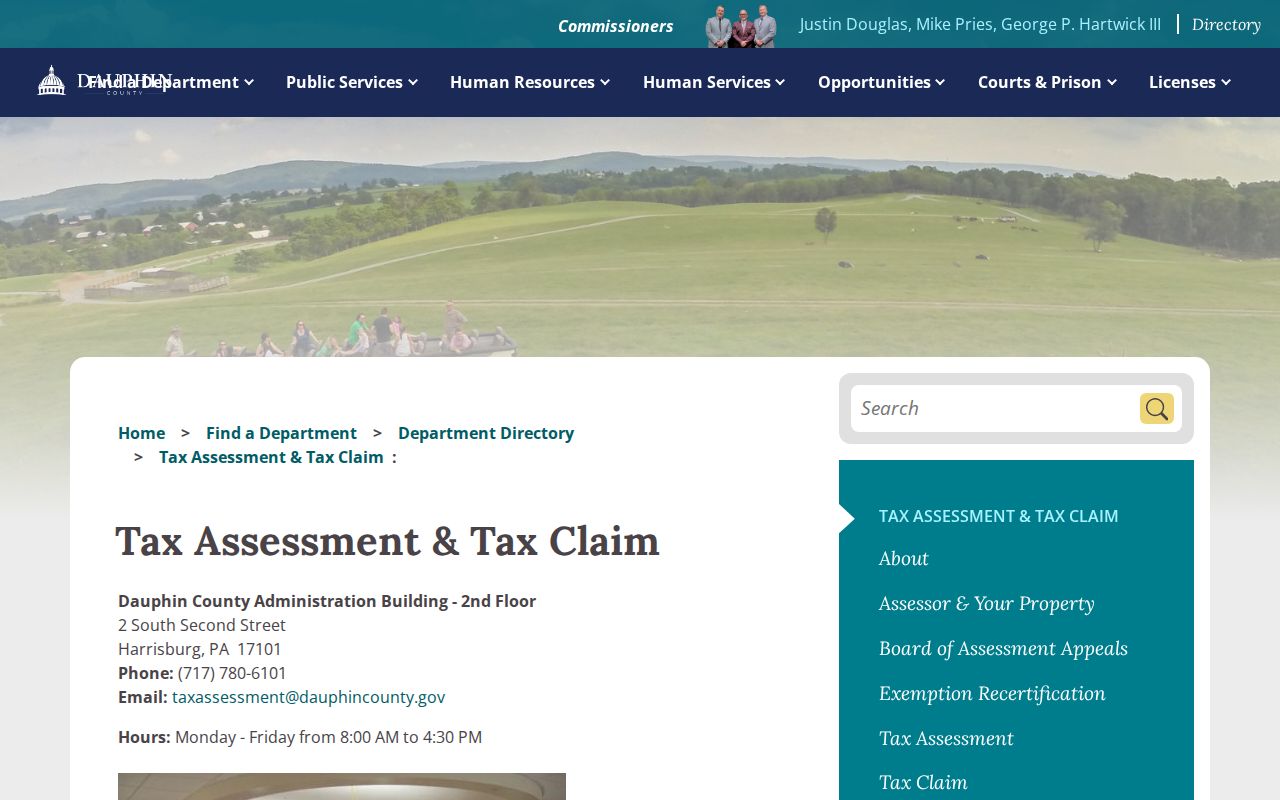 Lower Paxton Township street address records Dauphin County property tax resources