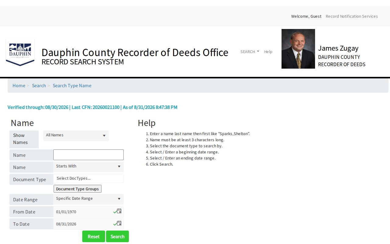 Lower Paxton Township street address records Recorder grantor grantee search